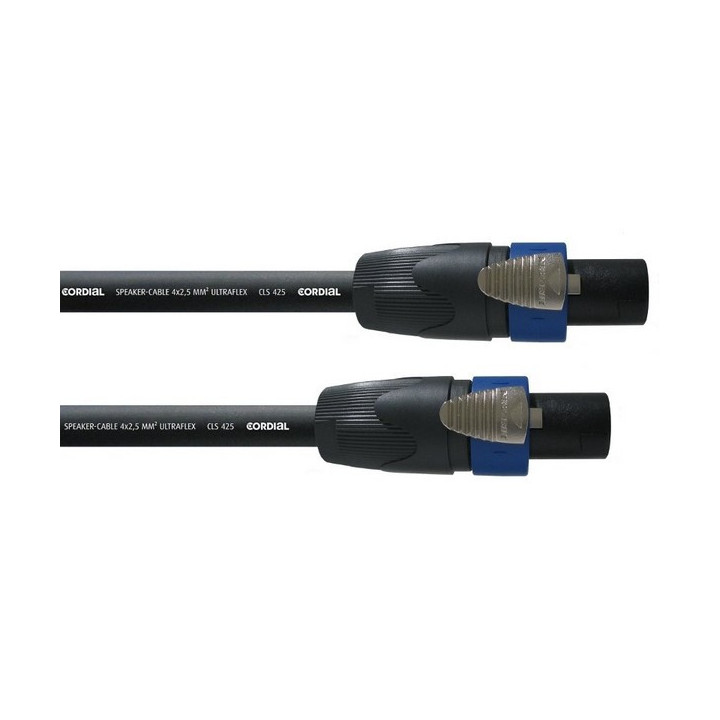 Cordon HP 4x2.5mm² Speakon 4 pôles NEUTRIK - 10m