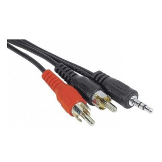Cordon éco Jack 3.5mm stéréo vers 2 RCA M/M