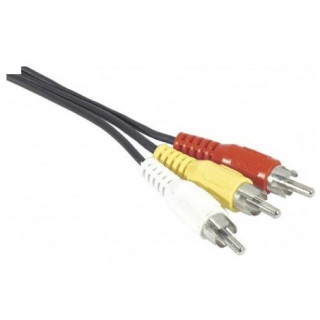 Cordon éco 3 RCA audio stéréo + vidéo M/M