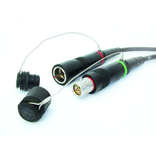 Cordon fibre SMPTE311M 9.2mm LEMO FUW-PUW de 50m