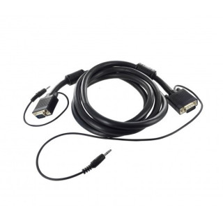 Cordon SVGA + audio Full Pin -AWG 26 - M/M  - 15m