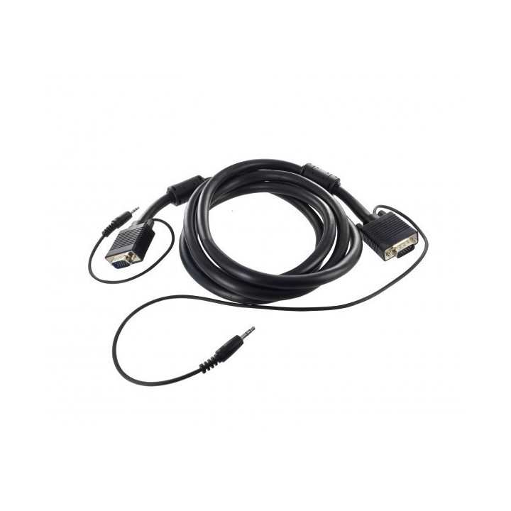 Cordon SVGA + audio Full Pin -AWG 26 - M/M  - 15m