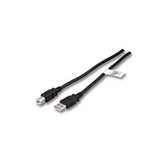 Cordon USB 2.0 Highspeed (480 Mbps) type A vers B M/M noir