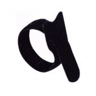 50 colliers auto-agrippant 210x16mm noir