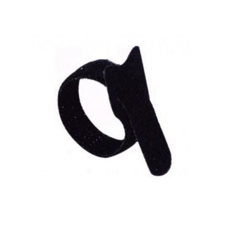 50 colliers auto-agrippant 210x16mm noir