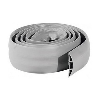Passage de câble PVC souple gris pour 5 câbles Ø 6mm longueur 1.8m
