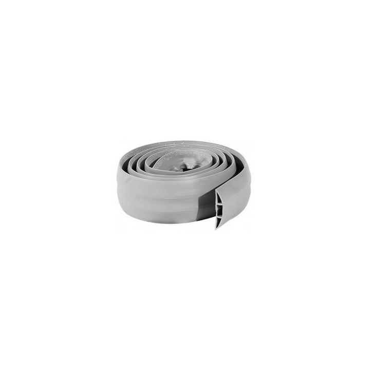 Passage de câble PVC souple gris pour 5 câbles Ø 6mm longueur 1.8m
