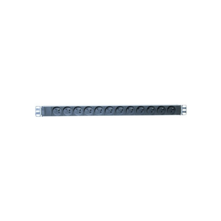 Réglette secteur verticale (14U) 12 PC 16A cordon 2.3m