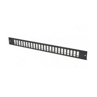 Face avant nue 24 SC duplex ou LC quad pour tiroir optique