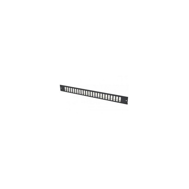 Face avant nue 24 SC duplex ou LC quad pour tiroir optique
