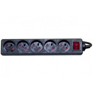 Bloc multiprise noir 3PC 2P+T, 10/16A cordon 0.6m IEC C14 pour ondul