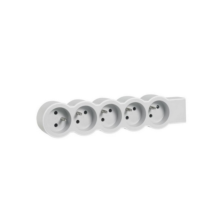 Legrand Multiprise extra-plate 5 prises 2P+T 230V à câbler