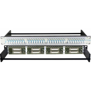Panneau de brassage audio 19'' 1U ASF 1x32 AV 3/1 D25S ffcs Blueline
