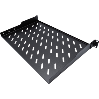 Etagère fixe 1U noire perforée P250mm