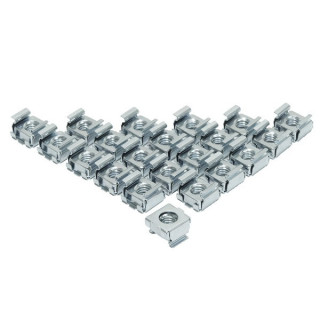 Sachet de 100 écrous cage M6 en acier zingué