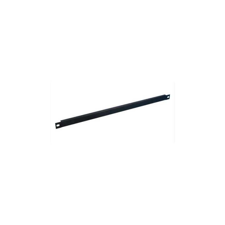 Face 19" 0,5U pleine en acier noir