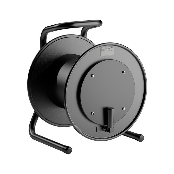 HT 385.S0 Enrouleur acier noir avec face de bouchage