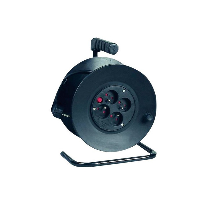 Enrouleur de câble HO5VVF 3x1.5mm² 4 prises - 25m