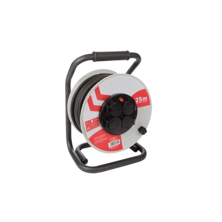 Enrouleur professionnel néoprène HO7RNF 3G2.5 4 prises - 25m