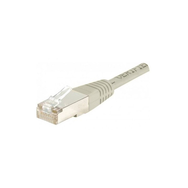 Cordon RJ45 cat.6 F/UTP 250 MHz gris