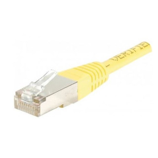 Cordon RJ45 cat.6 F/UTP 250 MHz jaune 1m