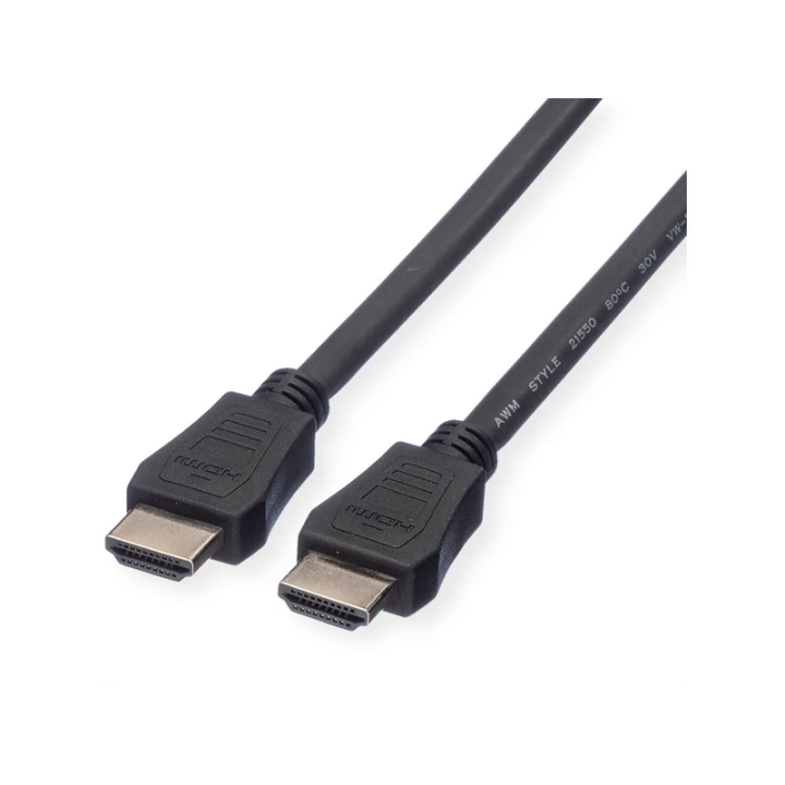 Cordon HDMI 2.0 (3840 x 2160 @30Hz) noir M/M LSZH - 2m