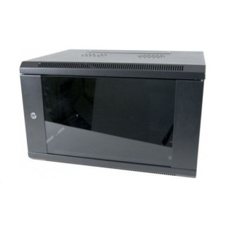 Coffret mural 19" 12 U noir dimensions ext. H636 x  L600 x P450