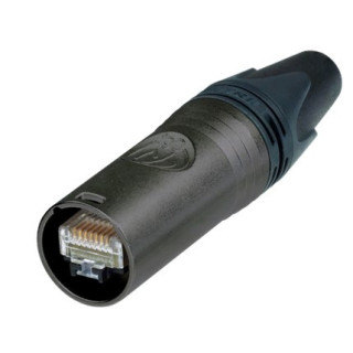 NE8MX6-B-T Fiche Ethercon catégorie 6A noire pour câble inf. à AWG24