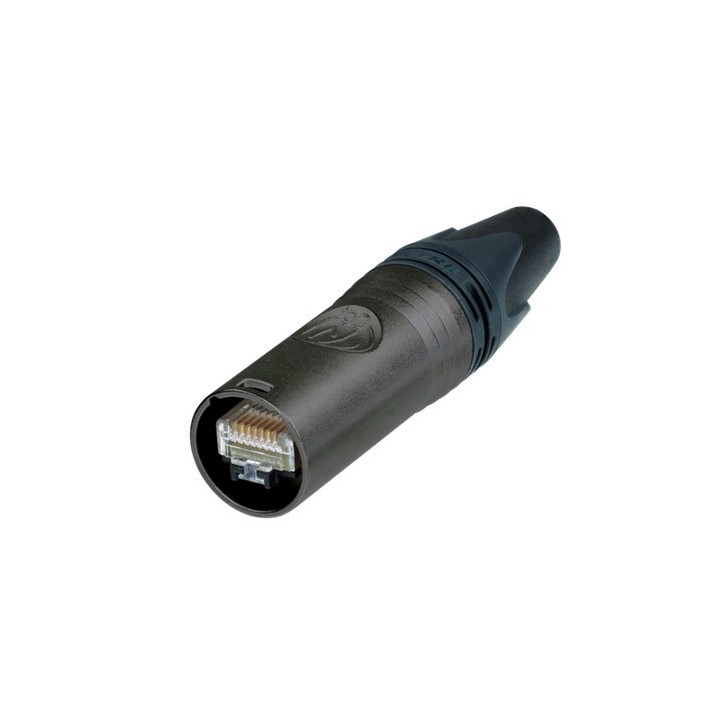 NE8MX6-B-T Fiche Ethercon catégorie 6A noire pour câble inf. à AWG24