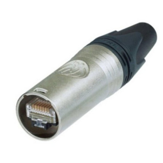 NE8MX6-T Fiche Ethercon categorie 6A nickel pour cables inf. à AWG24
