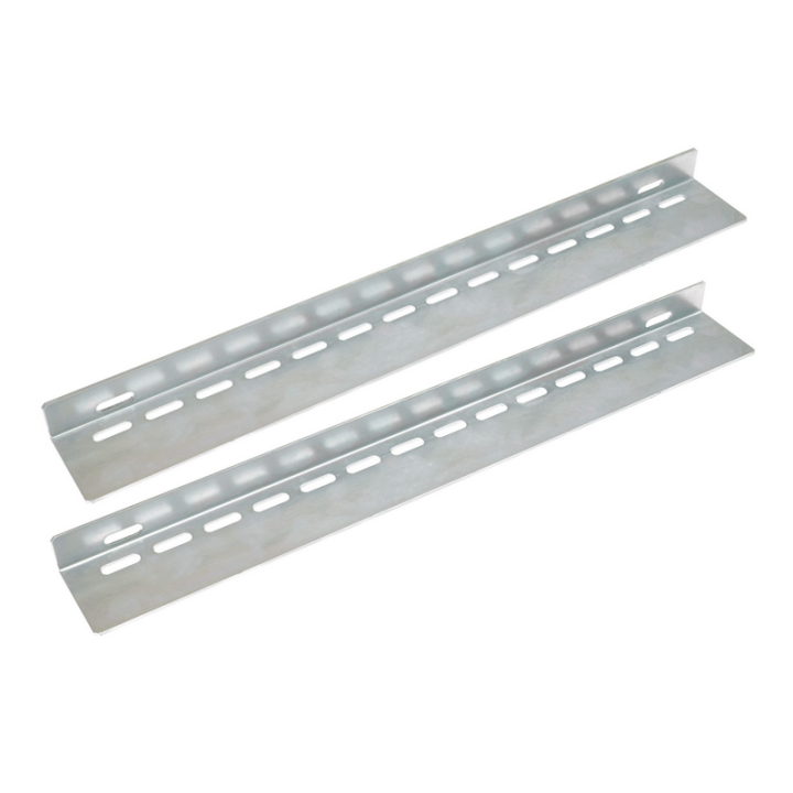 Paire d'équerres L350 mm charge 100kg pour coffret étanche P600mm