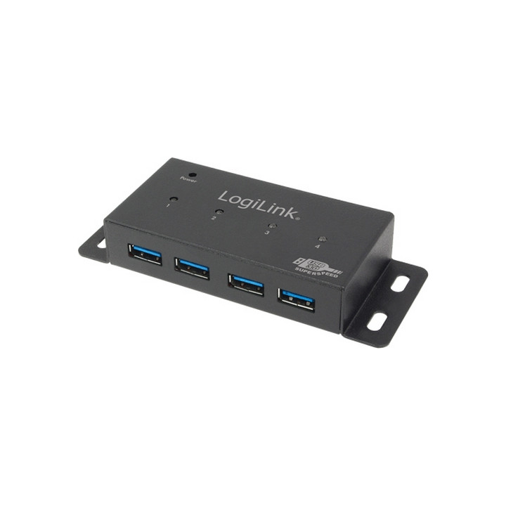 Hub USB 3.0 4 ports + alimentation 5V 4A