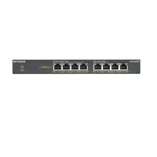 Netgear GS308PP-100EUS-8 ports 10/100/1000 RJ45 PoE+ -83W