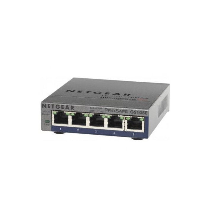 Netgear Plus GS105Ev2 - Switch 5 ports 10/100/1000