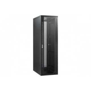 Baie serveur 19" 26U 600x1000 noire porte AV/AR perforée 71kg