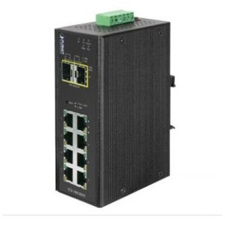 IGS-10020MT Industrial 8-port 10/100/1000T + 2-port 1G/2.5G SFP Manag
