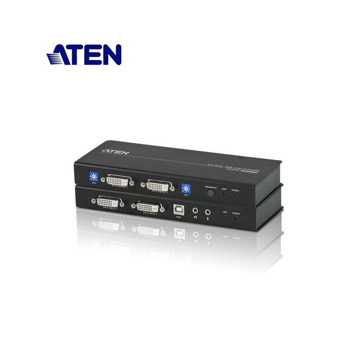 CE604-AT-G Système d'extension KVM double écran DVI/USB/AUDIO/RS232 6