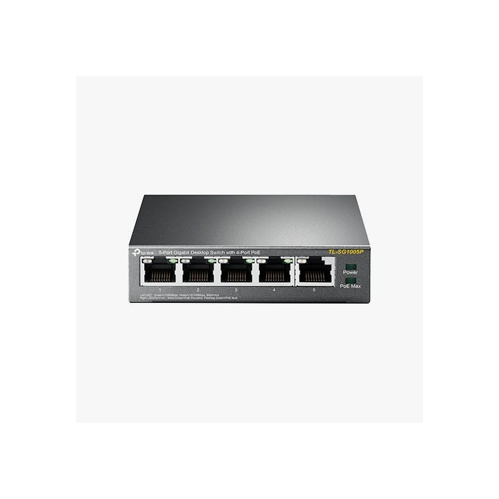 TP-Link TL-SG1005P Switch de bureau 5 ports Gigabit avec 4 ports PoE
