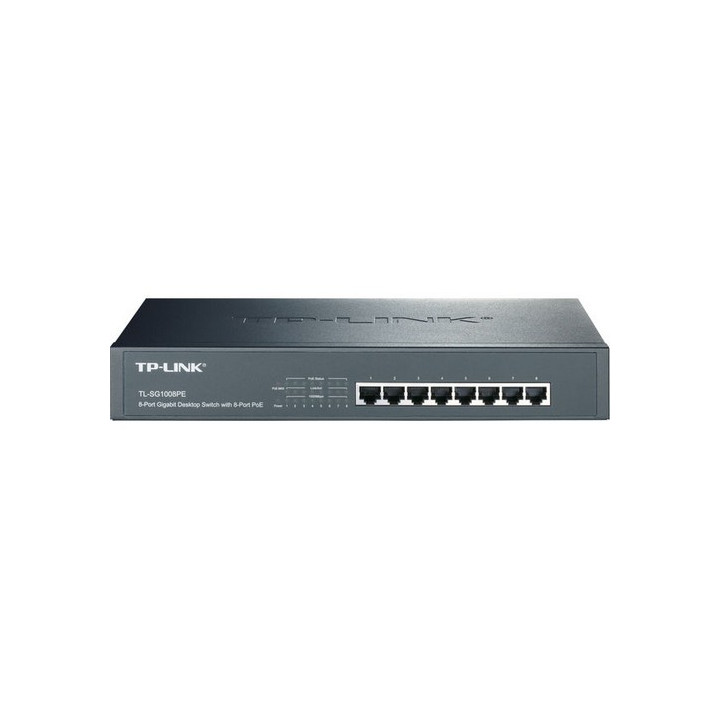 TP-Link TL-SG1008MP switch 8 ports Gigabit PoE+ 124W