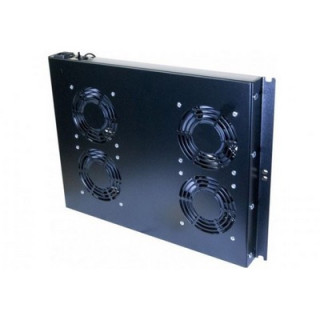 Unité 19" 4 ventilateurs avec thermostat pour baie et coffret