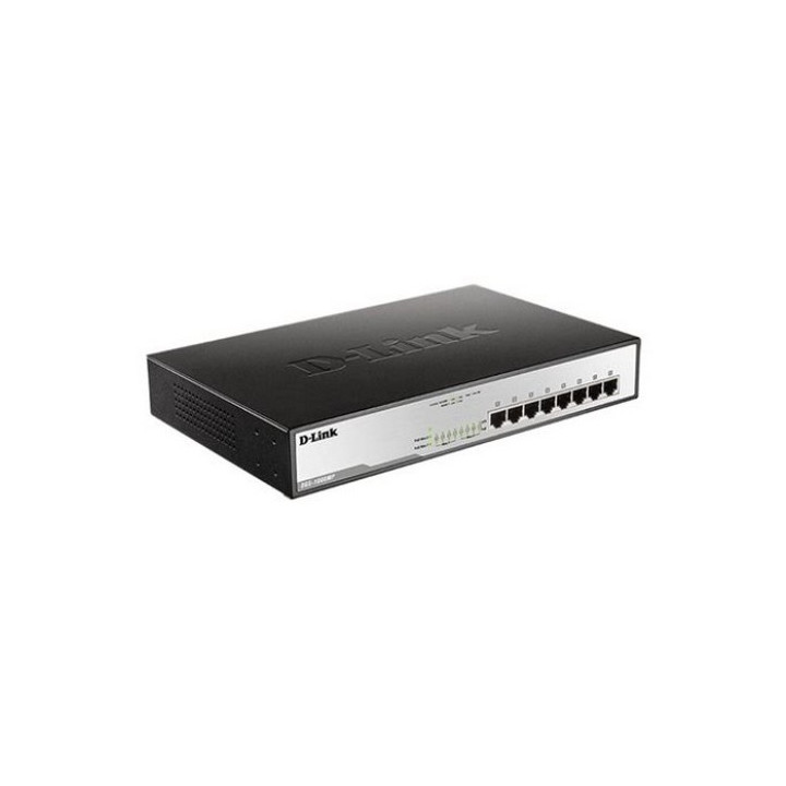 D-Link DGS-1008MP 8-Port Desktop Gigabit Max PoE Switch