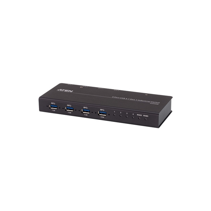 Aten US3344i -Commutateur de hub industriel USB 3.1 Gen1 4x4