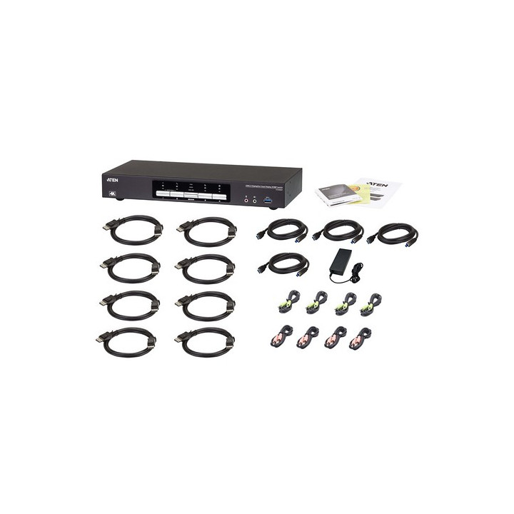 ATEN - CS1944DP KVMP™ Dual affichage DisplayPort 4K 4 ports USB 3.0 