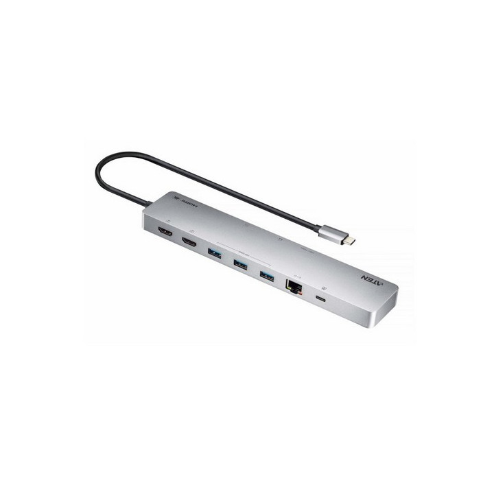 ATEN UH3240 station d'accueil USB-C 11 en 1 Dual HDMI PD100W