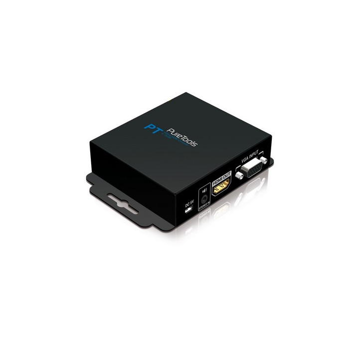 PureTools - Convertisseur scaler 2K  VGA vers HDMI -WUXGA(1920x1200)