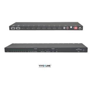 Vivolink - Commutateur HDMI 2.0 2x8 4K @ 60Hz ARC