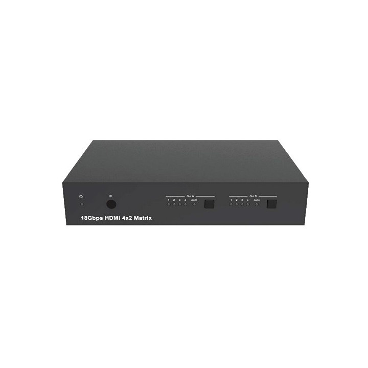 HDP-MXB42AP- Matrice HDMI 2.0  4X2 18 Gbit/s 4K2K@60Hz YCbCr 4: 4: 4 