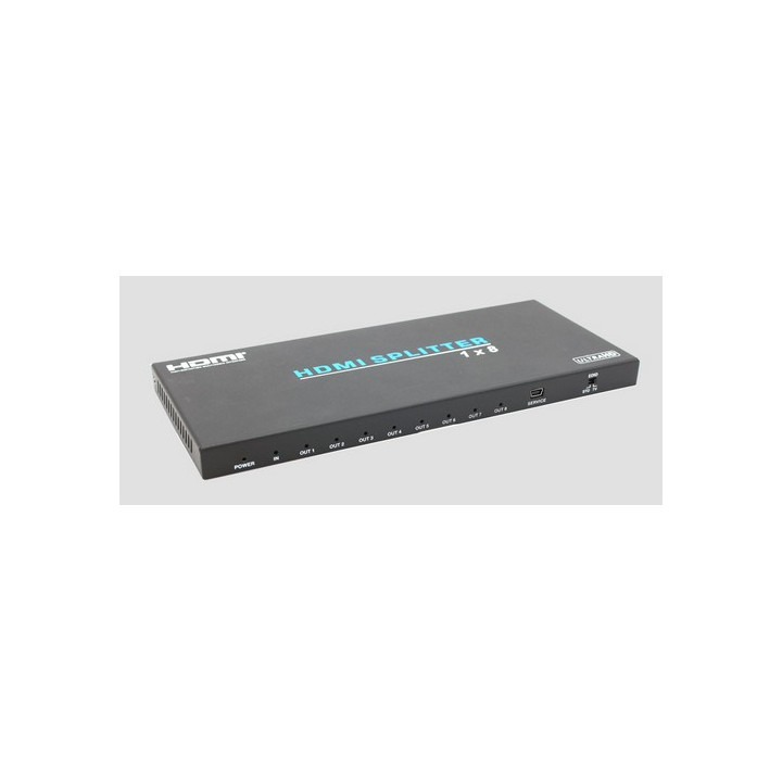 Distributeur HDMI 2.0 1X8 - 4K2K@60Hz 18Gbps- HDCP2.2