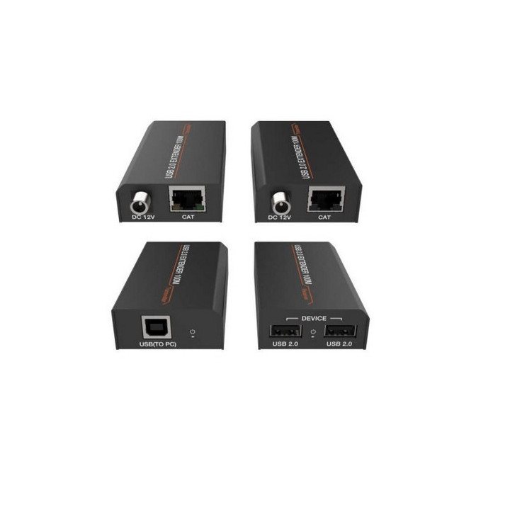 Extendeur USB 2.0  (480Mbps) sur 100m sur CAT5e/CAT 6 PoC