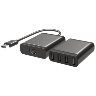 Extendeur USB 2.0 sur Cat.5 60m avec Hub 4 ports